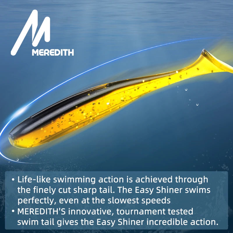 Meredith soft shiner swim bait