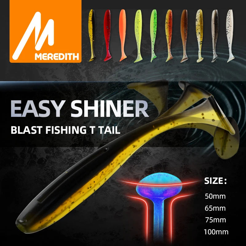 Meredith soft shiner swim bait