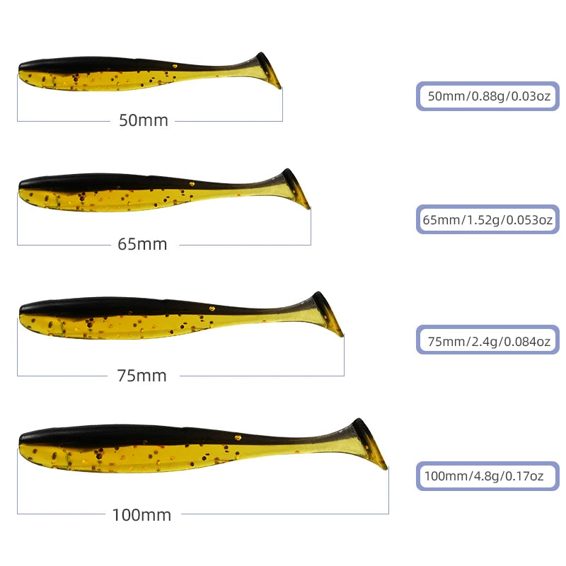 Meredith soft shiner swim bait